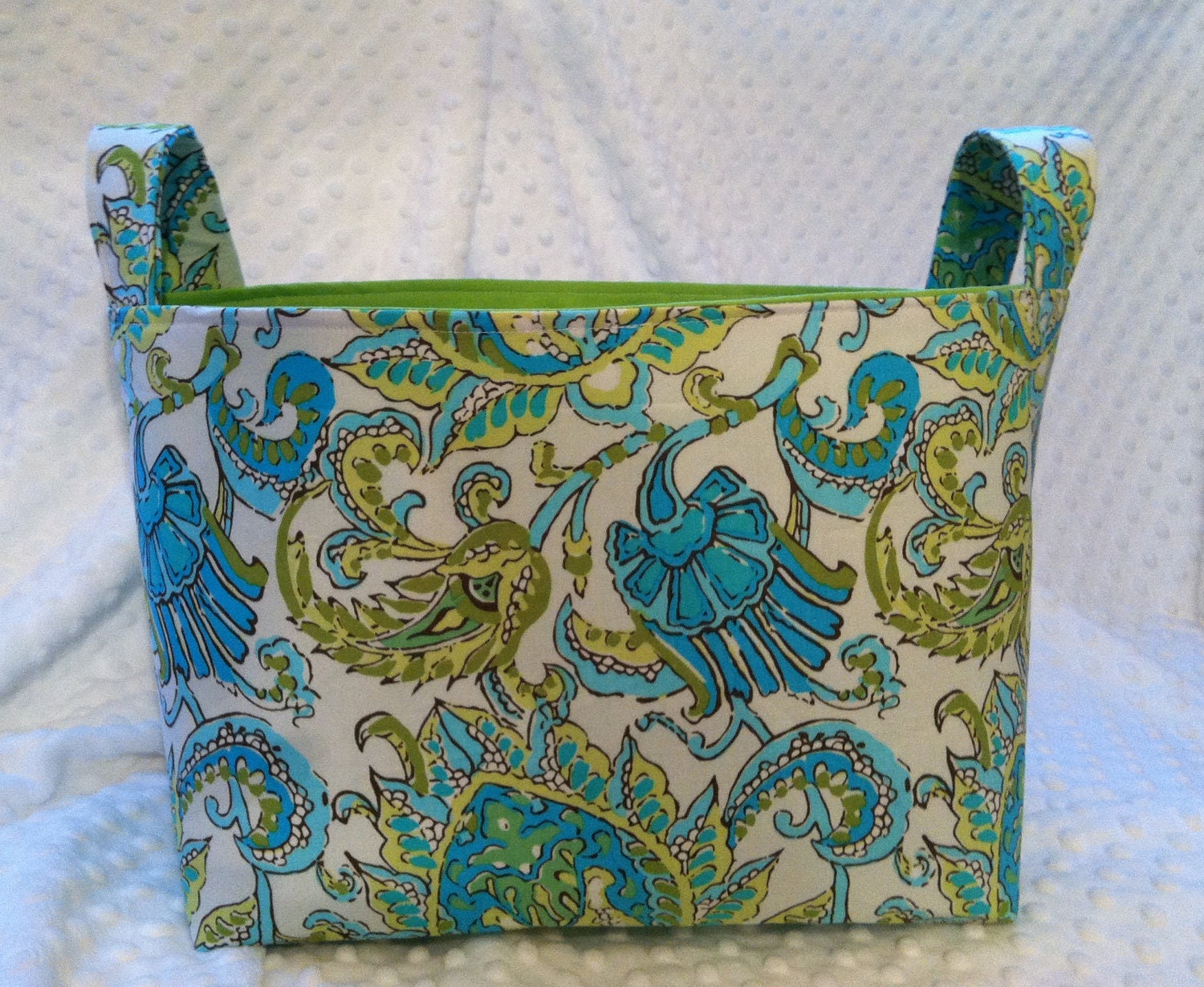 Soul Blossoms Fabric Storage Basket