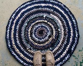 Black Walnut Recycled Rag Rug
