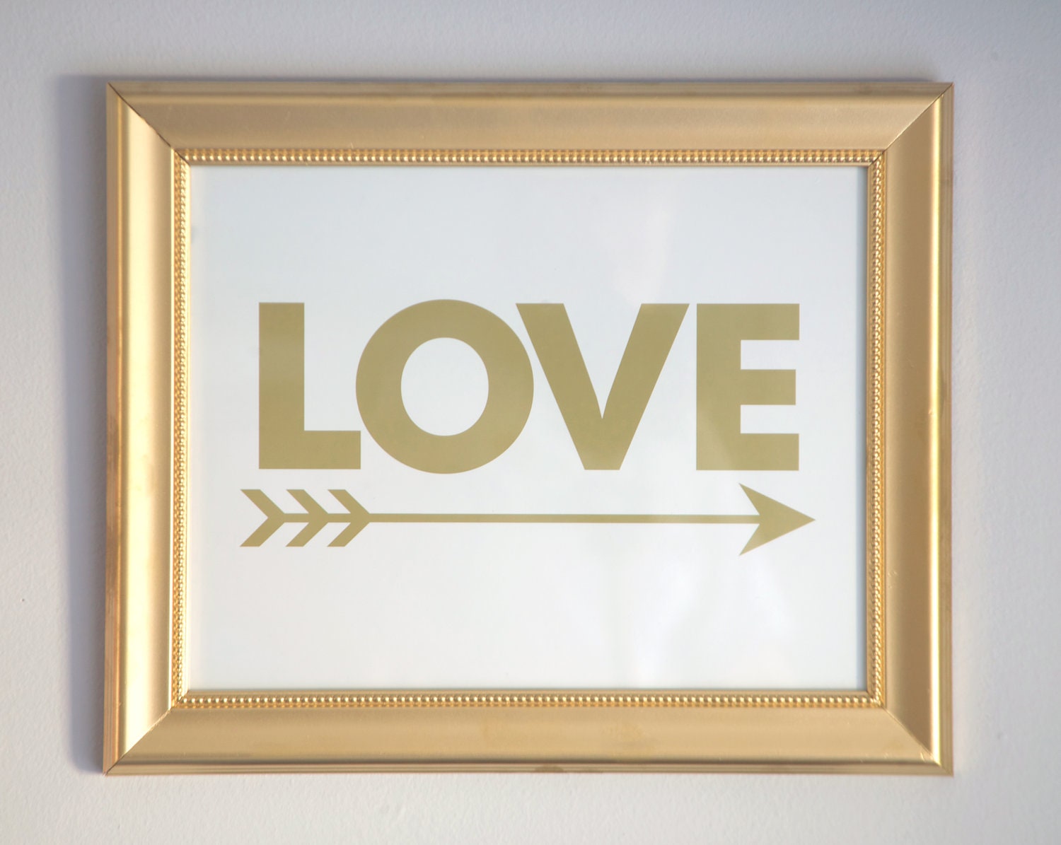 Love Struck Art Print - GOLD OR SILVER - by Flair Designery Il_570xn