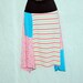 Recycled tee shirt skirt medium CLEARANCE