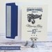 Letterpress Naming Day Invitation - Toy Plane