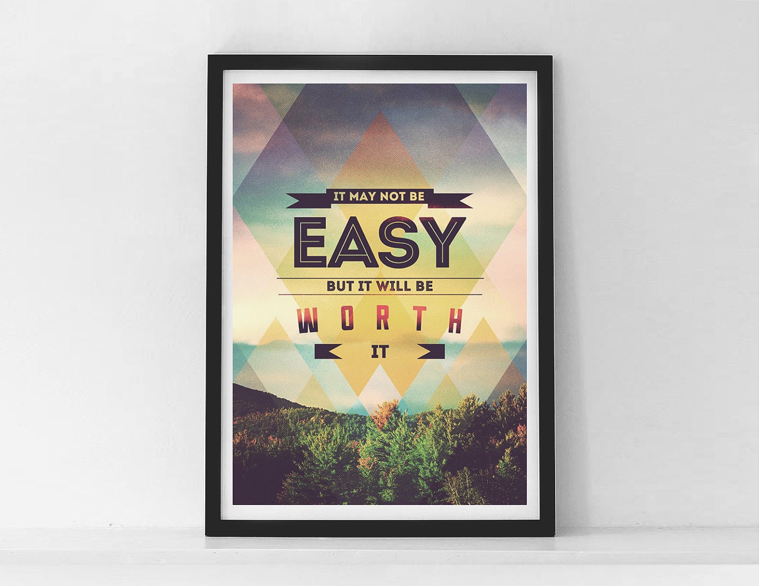 Worth - Quote Large Print Limited Edition