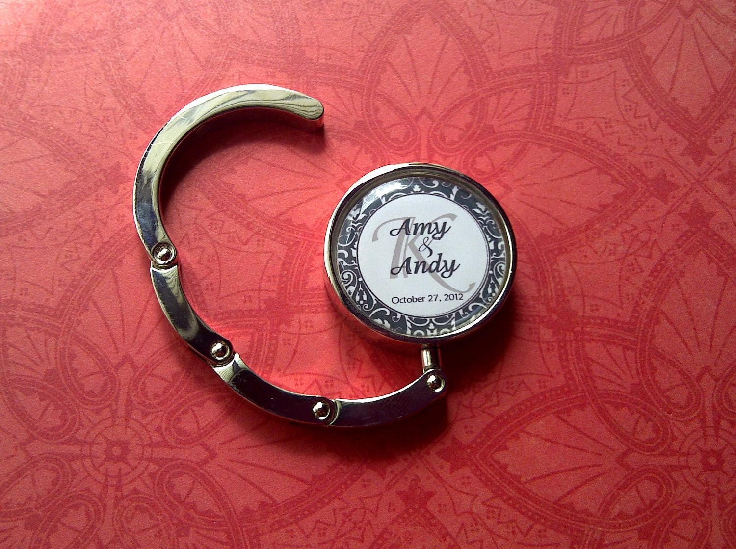Bridesmaids, Wedding, Party Favors, Custom Photo Purse Hanger
