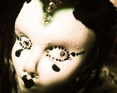 a d u l t  SeVen Severance...handmade Frozen Harlotte OOAK art doll of kiln fired earthen clay