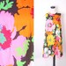 Vintage 1960s Trapeze Maternity Tent Dress / Tent Dress / Dress / Dresses / Tropical / Floral / Abstract / 1960s Dress / 1272