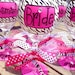 zebra print BRIDE wine glass