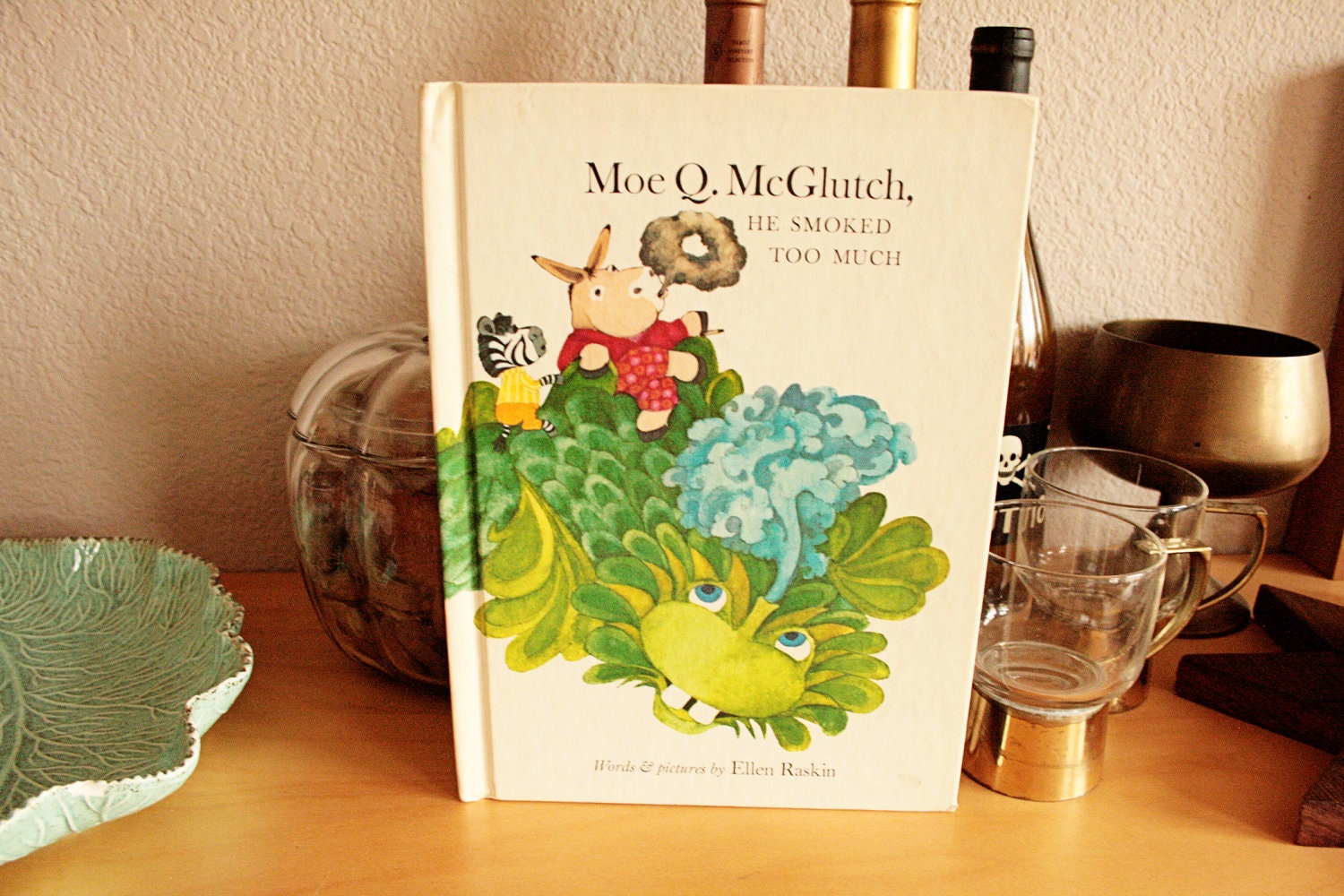 Moe Q. McGlutch, He Smoked Too Much - Vintage Book - Thrift Store Gore - White Elephant Gift Exchange