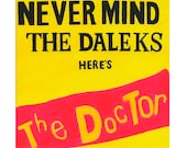 Doctor Who Album Cover 11x11 print, Never Mind the Daleks