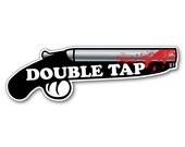 Rule Number 2 - DOUBLE TAP - Zombie Shotgun Vinyl Bumper Sticker