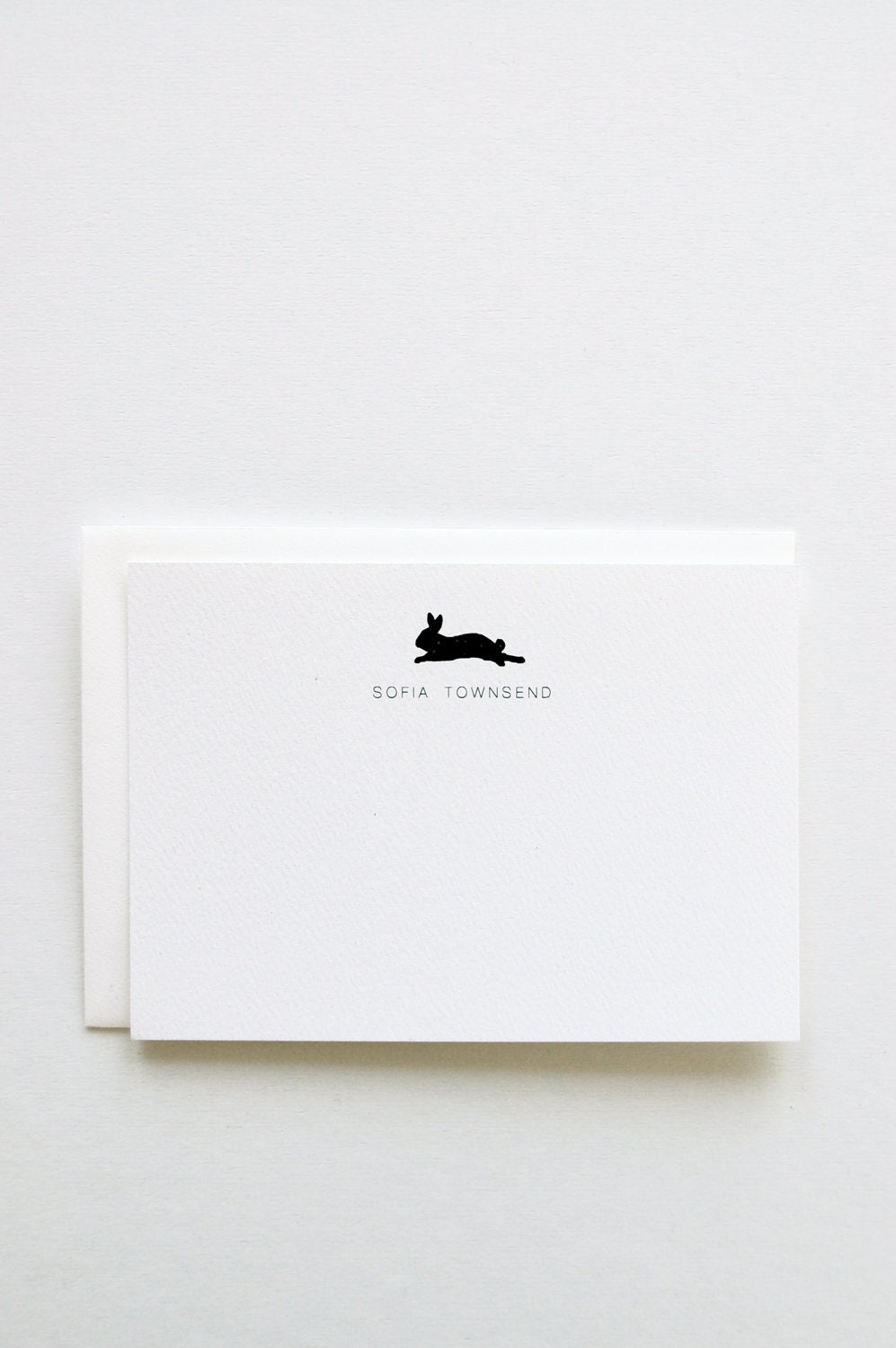 HARE - Personalized Letterpress Stationery for Kids