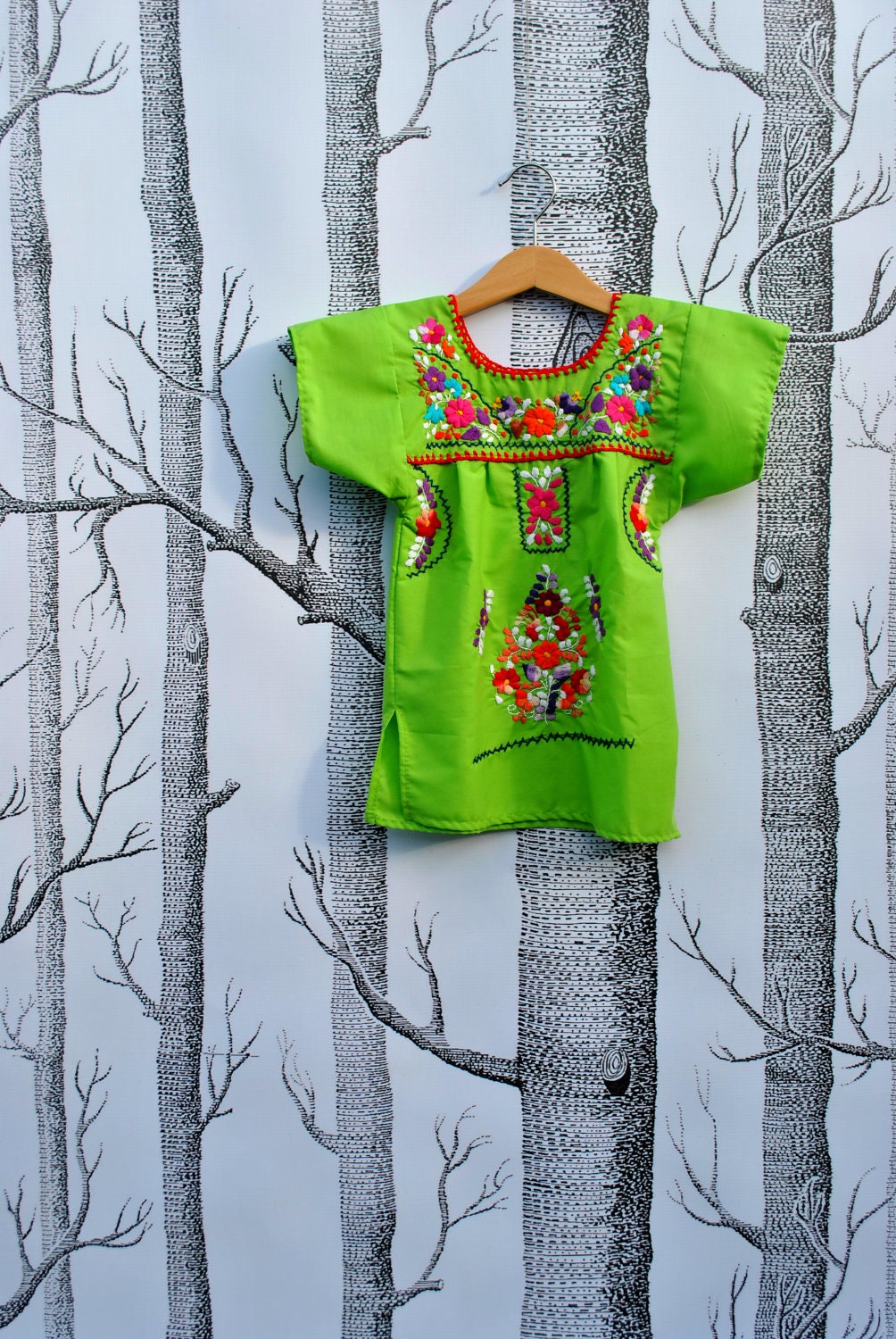 Mexican Infant Embroidered Dress For 12-18 Months