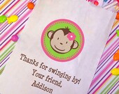 Monkey Birthday Party, Candy Bags, Party Favor Bags, Goody Bags, Favor Bags Set of 25 Boys or Girls Il_170x135
