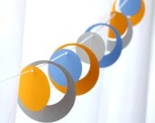 6 Foot Long - 3.5 Inch The Inner Circle Garland - available in your choice of colors - Party Banner Garland