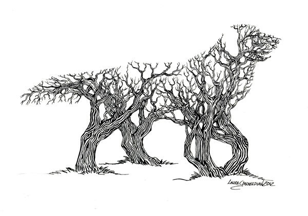 Golden Re-Tree-Ver 8.5x11 Giclee Print