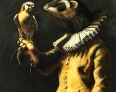 Ferret Art - "From the Fist" - 11x14" - Giclee Cavas Print