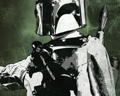 Boba Fett Star Wars Pop Art Print 8 x 10