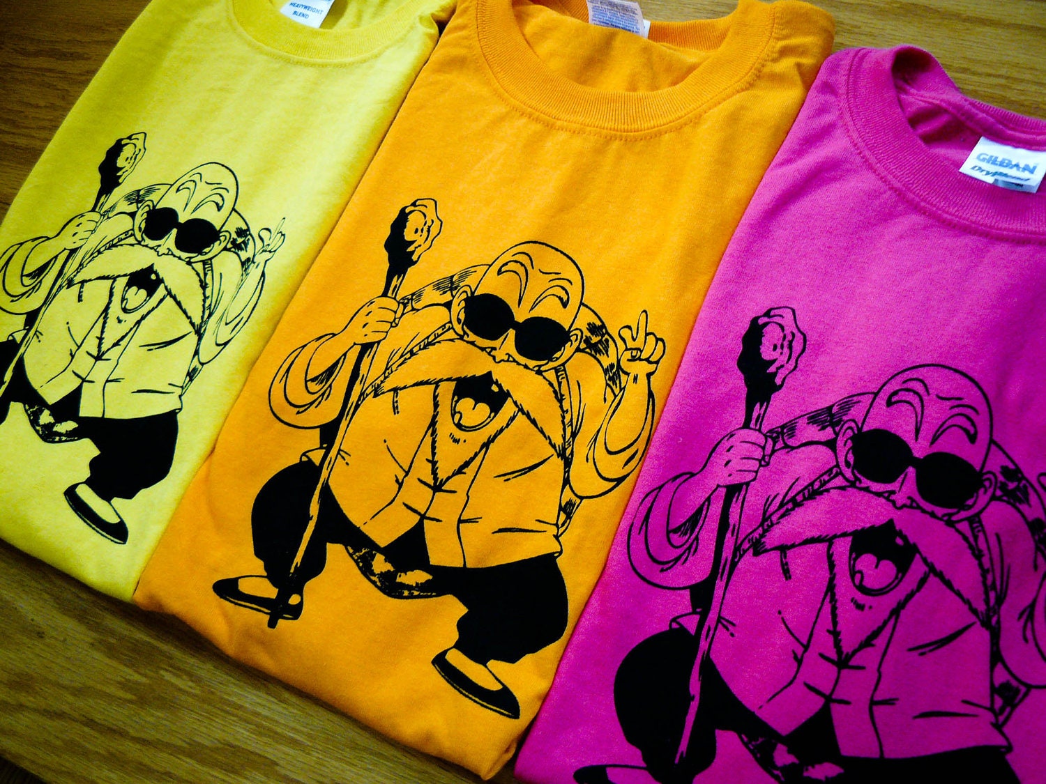 Dragonball Z Inspired Master Roshi Screenprinted T-Shirt