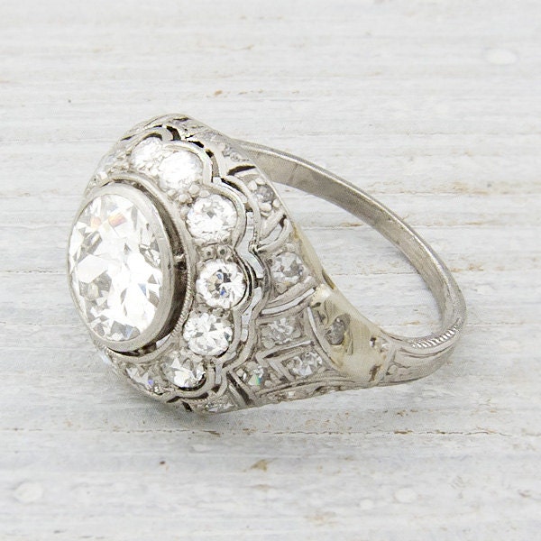 Vintage 1.25 Carat Diamond Engagement Ring