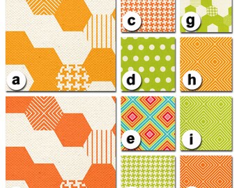 Custom Crib Bedding You Design   Bumper and Bedskirt in Textured green and orange