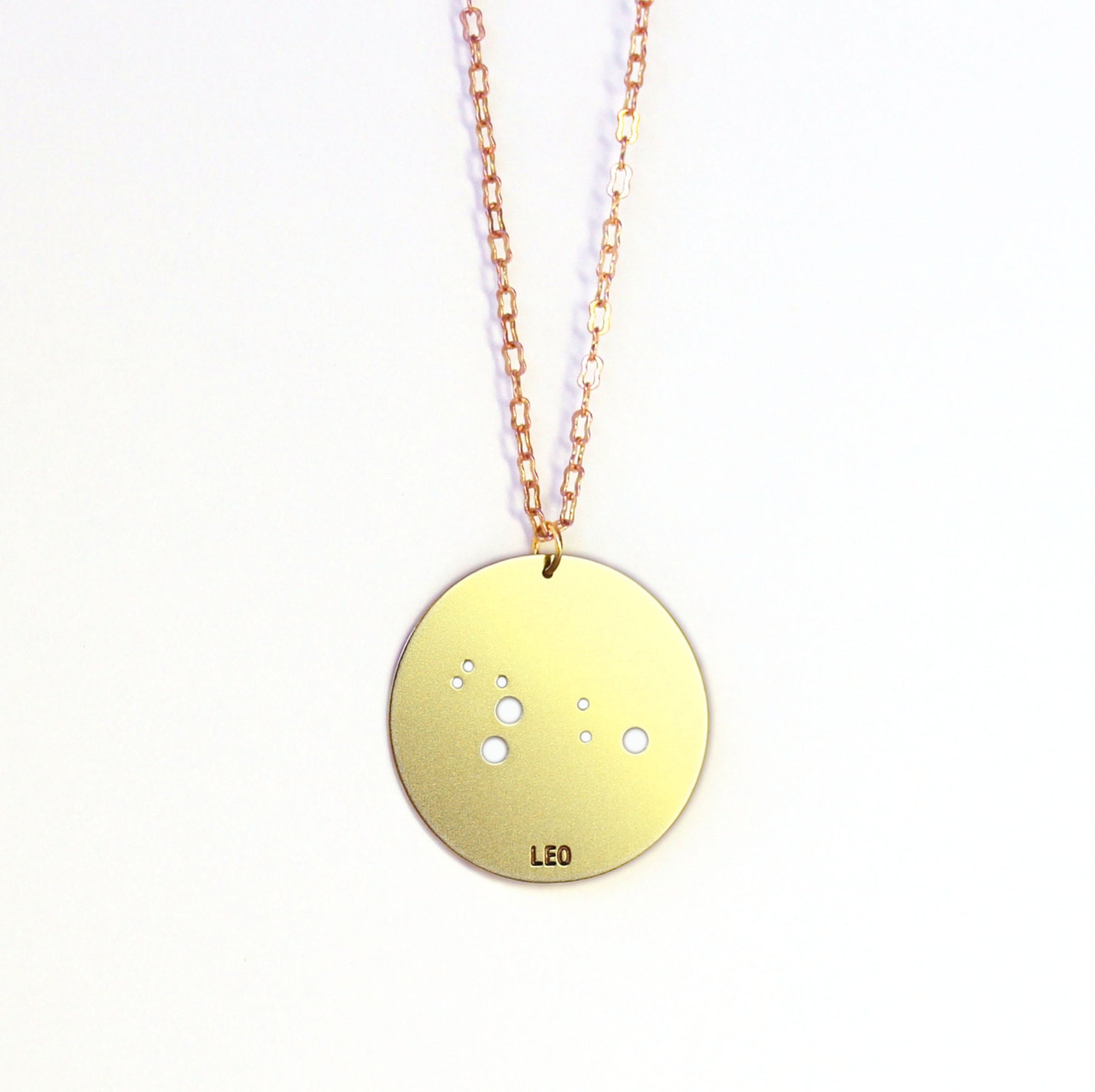 Leo Constellation Pendant Necklace