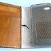 Hand-Stitched iPHONE 4 / 4s WALLET with Silicone Case (Free Monogramming)