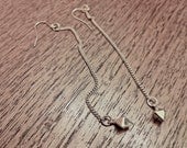 Diamond Charm Earrings