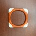 Vintage Marbleized Square Shaped Bakelite braclet