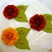 Wedding - ESCORT CARDS - The Rosetta Paper Flowers - Assorted Color - set of 100 - Made To Order