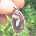 Fire Agate Pendant Arizona mounted on a sterling silver bezel