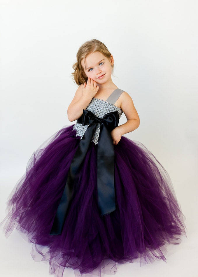 15% OFF with code SAVE15 - Lulu Flower Girl Tutu Dress with Customizable Sash