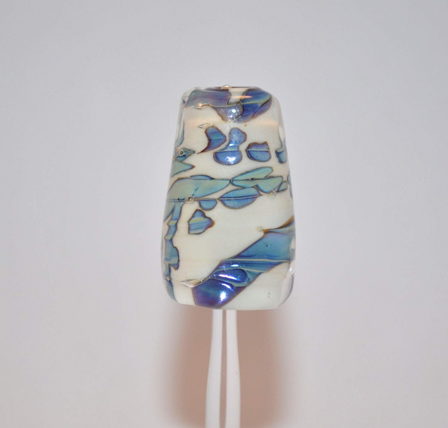 SALE-Reduced from 22 dollars-Lampwork Glass focal Bead -HANDMADE-SRA-One of a kind