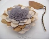 FREE SHIPPING - Unique Felt Flower Brooch
