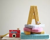 the original yarn and felt letters twelve inch - crannyfoundfavorites