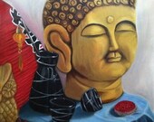 Asian inspired Oil Painting