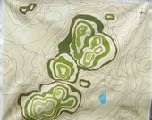 map fabric contour lines