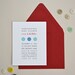 Cute as a Button Invitations - Choose Your Colors