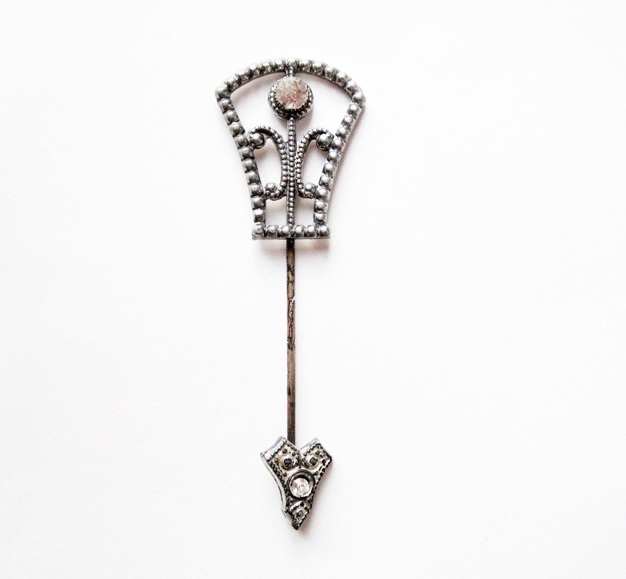 Art Deco Tie Pin - Antique Costume Jewelry - Men or Women 1920s