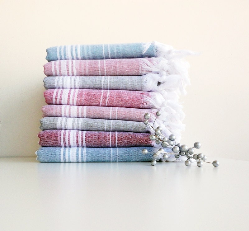FAST SHIPPING,Peshtemals,Set of 8,Natural Soft Eco Friendly,High Quality Turkish  Bath,Beach,Spa,Yoga,Pool Towel