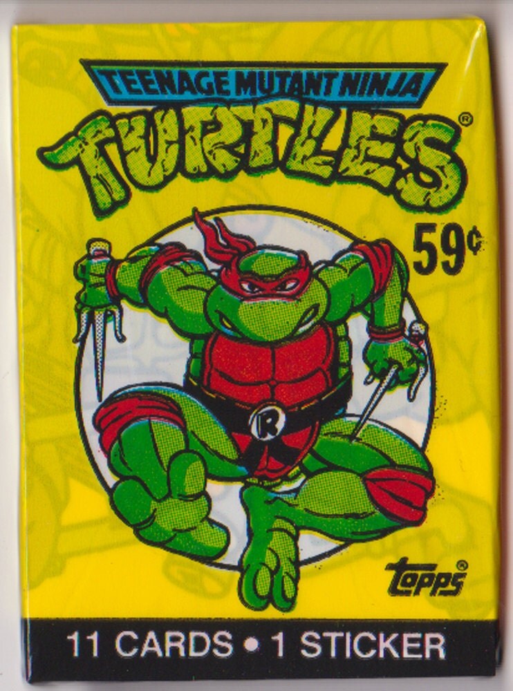 Teenage Mutant Ninja Turtles Trading Cards 1 Pack by
