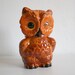 RESERVED for Helen Winking Owl Cookie Jar