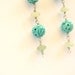 Turquoise and New Jade Earrings