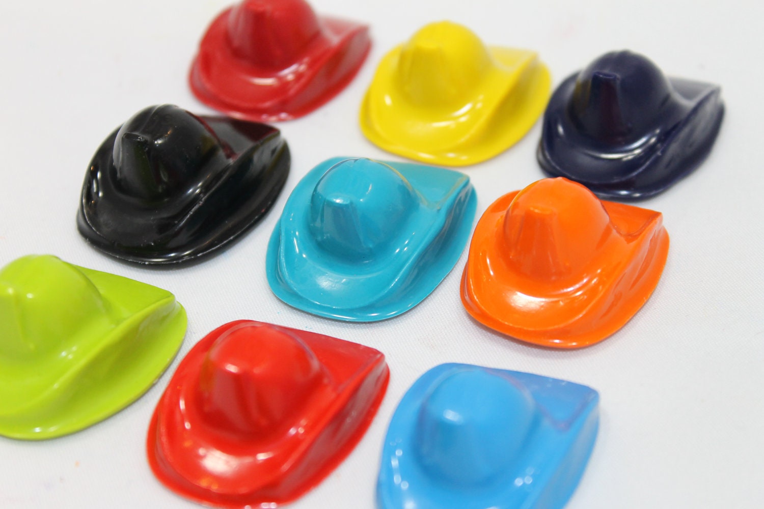 15 sets of 2 Fireman hat crayons - choose your colors