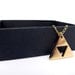 GOLD plated Zelda Triforce Necklace with Gold Filled chain - Women Sizes