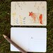 SET OF 3 // howl the fox // postcards