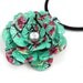 Simple Rose Pendant Necklace. Recycled Soda Can Art. AZ Tea