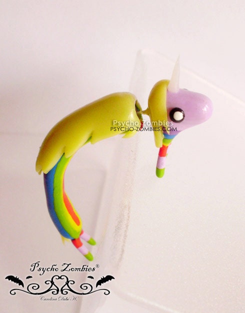 Lady Rainicorn adventure time stud earring fake plug