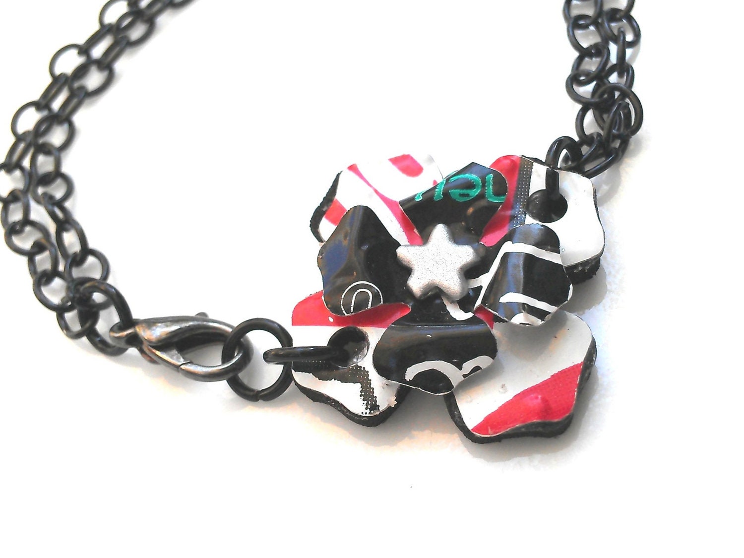 Teen Girl Jewelry Arizona Tea Teen Girl Gift Recycled Soda Can Jewelry Bracelet Flower - B01