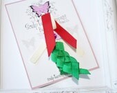 Sculpture Clippies Little Mermaid Princess Inspired Hair Bow.  Ariel Inspired Ribbon Sculpture Clip. Under the Sea Mermaid. Free Ship Promo.