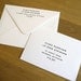 Modern Minimalist Wedding Invitation - 'Coco' Design - One Sample