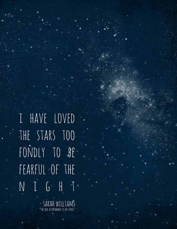 Stars / I Have Loved the Stars Too Fondly / 8x10 Print